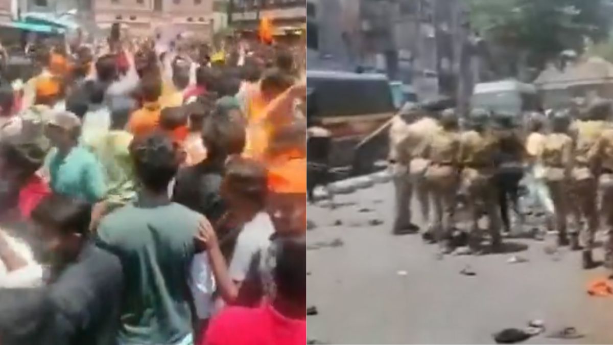 Tensions Grip Kolhapur After Post On Aurangzeb Sparks Protests; Police Lathi-Charge Mob; Section 144 Imposed
