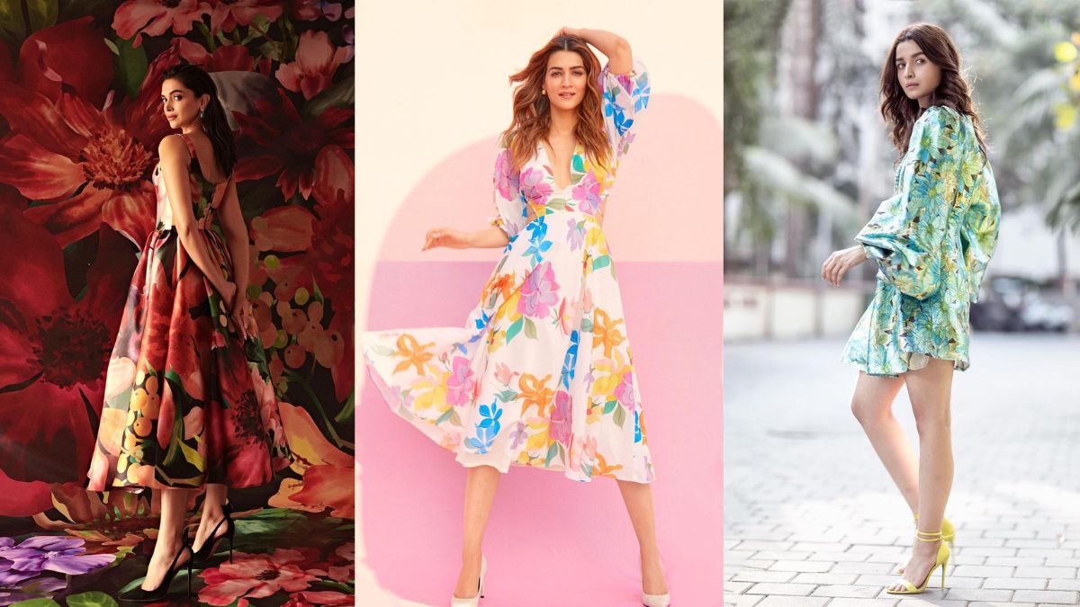 Alia Bhatt to Kriti Sanon;  Bollywood celebrities are killing summer fashion in floral dresses, that’s all we need