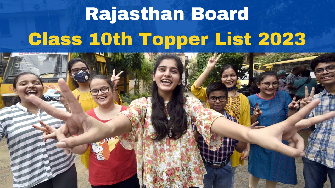 RBSE Rajasthan Board 10th Topper List 2023 Check RBSE 10th Result