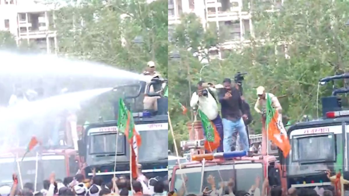 BJP Protests Against Ashok Gehlot Govt In Rajasthan Over Alleged Paper