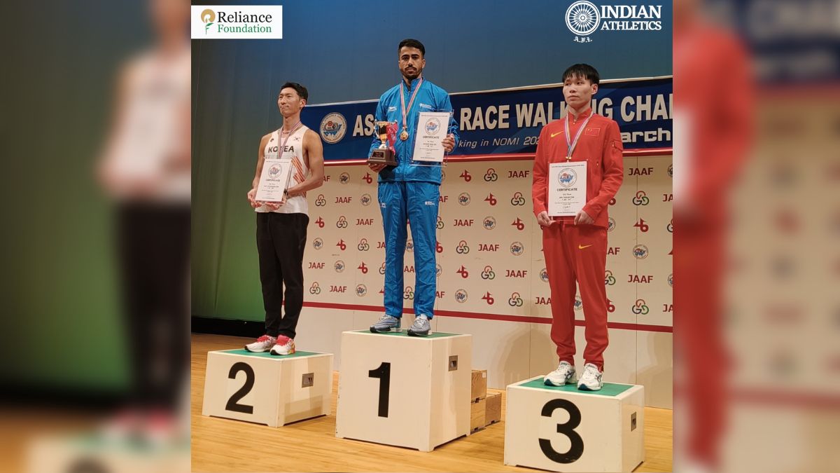 Asian 20km Race Walking C'ships Akshdeep Bags gold; Vikash, Paramjeet