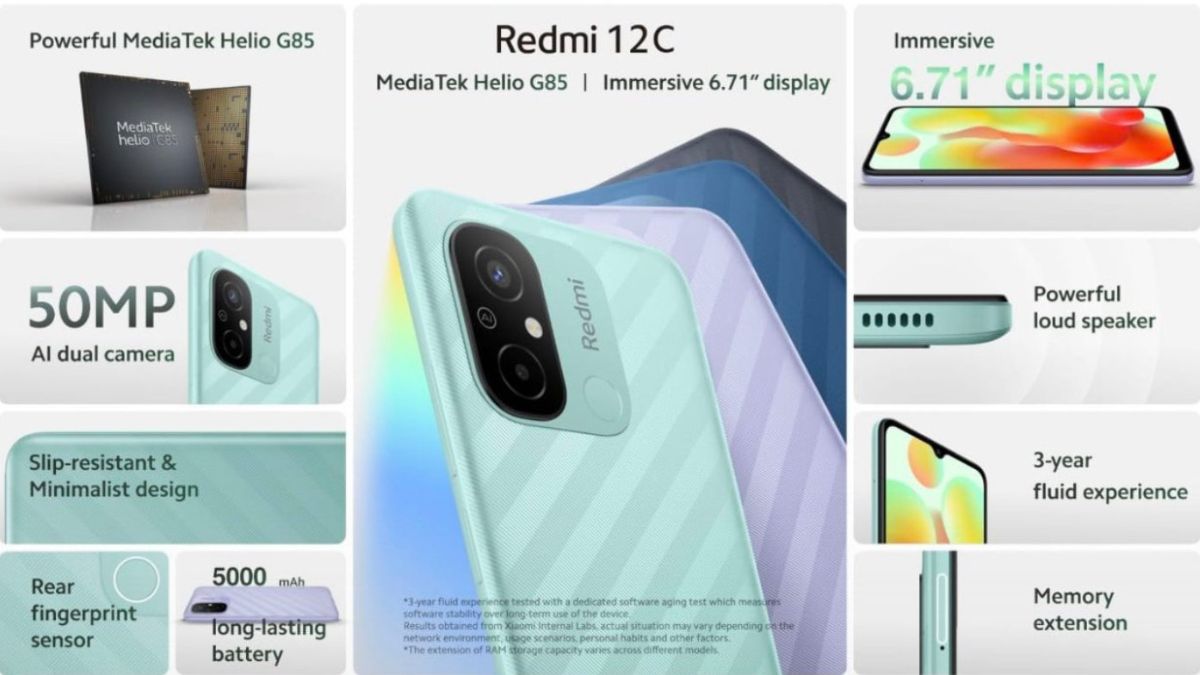 Redmi 12C Launched In India With MediaTek Helio G85 Chipset; Check Price,  Specifications Here
