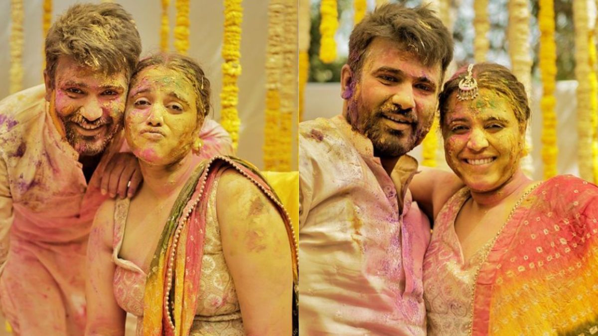 All the Crazinessss from the Haldi ceremony of beautiful couple  @meghna_kalwani & @vishantkalwani 😍 From their color-coordinated Hald... |  Instagram