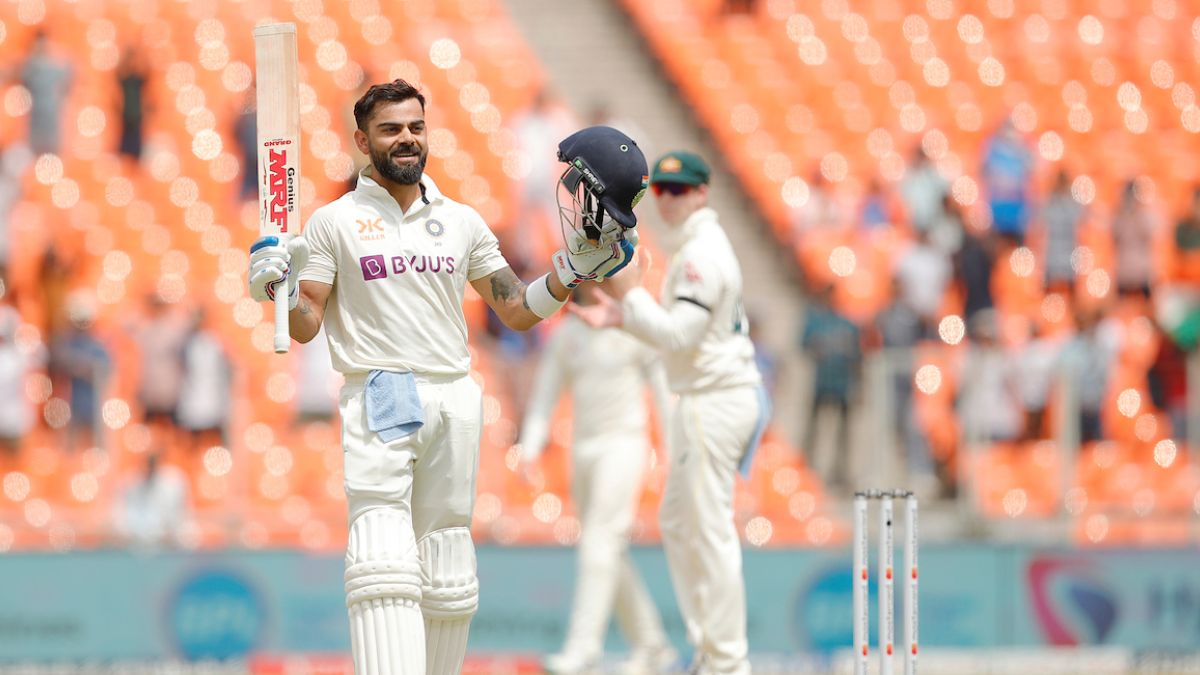 Ind Vs Aus 4th Test Virat Kohli Ends 3 Year Long Test Century Wait Slams 75th International Ton 4094