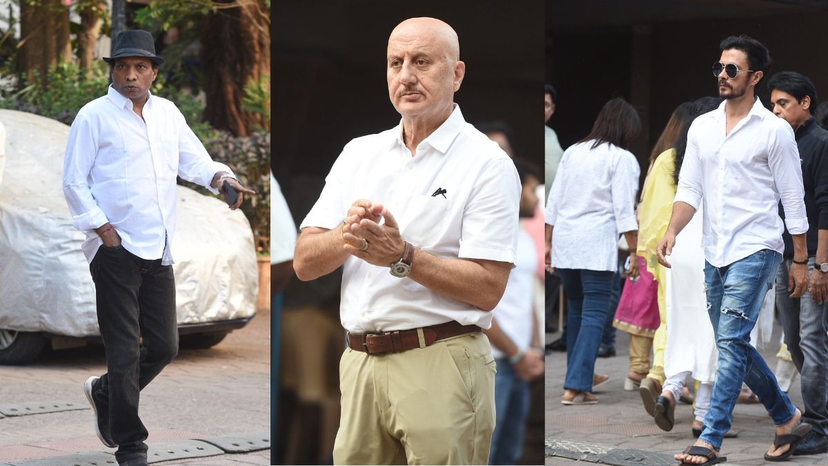 Anupam Kher Lead Late Actor-Director Satish Kaushik’s Prayer Meet ...