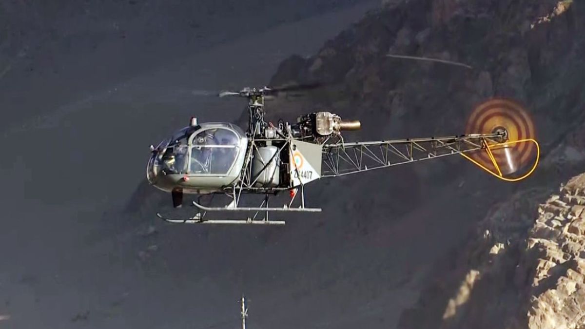 Indian Army Cheetah Helicopter Crashes Near Mandala Hills In Arunachal