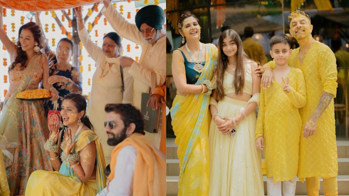Dalljiet Kaur's Pre-Wedding Festivities Kick Starts With Mehendi ...
