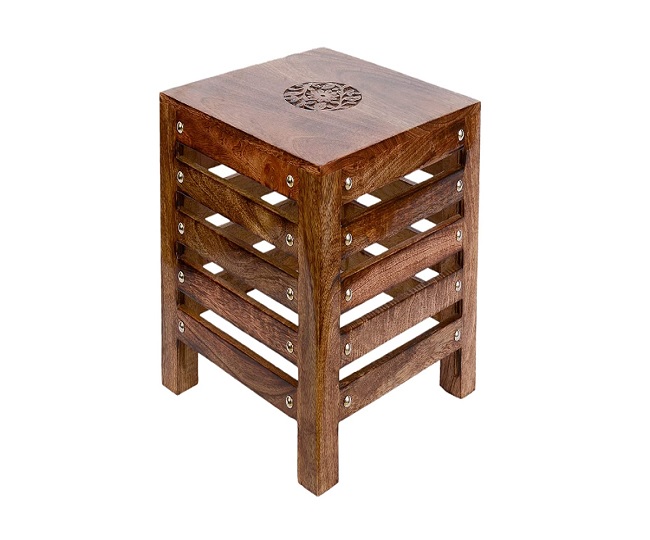 Best Wooden Stool Designs And Muddas Give Your Home An Aesthehic Look