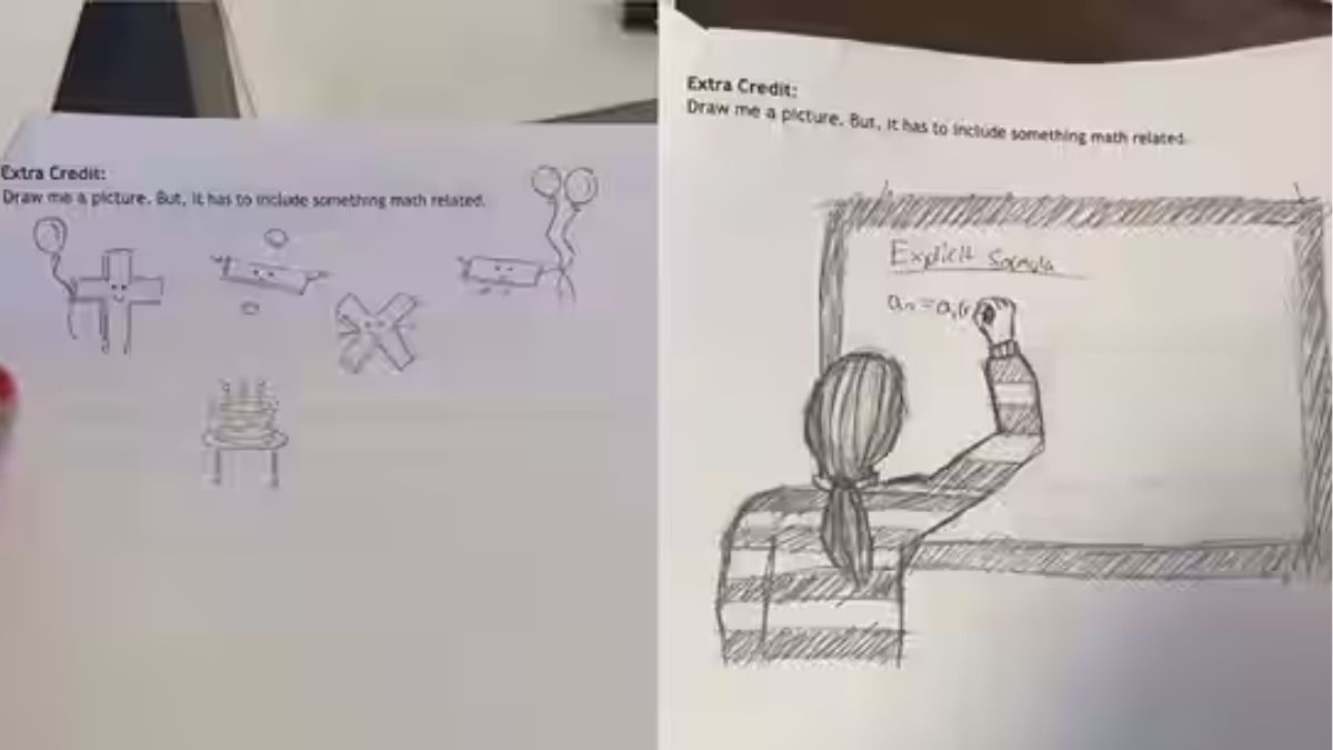 Teacher Asks Students To Draw 'Math Picture' In Exam; Internet Loves ...