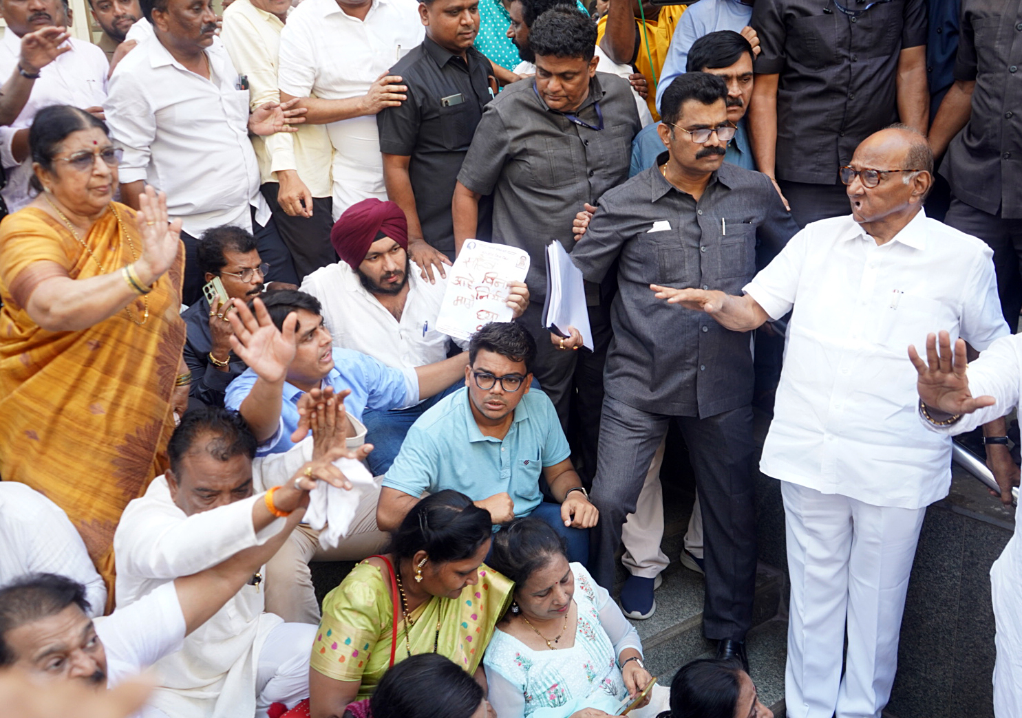 Sharad Pawar Asks NCP Workers To End Protests, Says 'Resigned As Chief ...