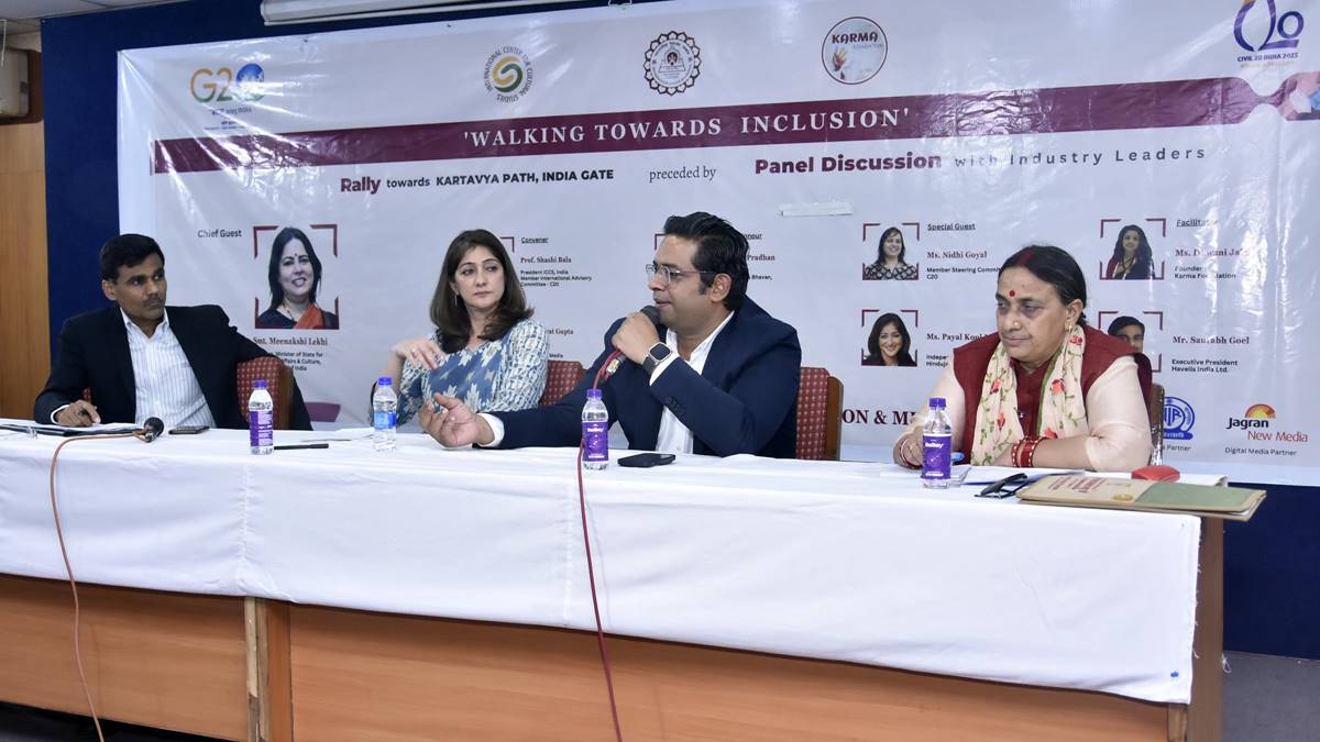 'Walking Towards Inclusion' Organised On G20 Sidelines, Industry