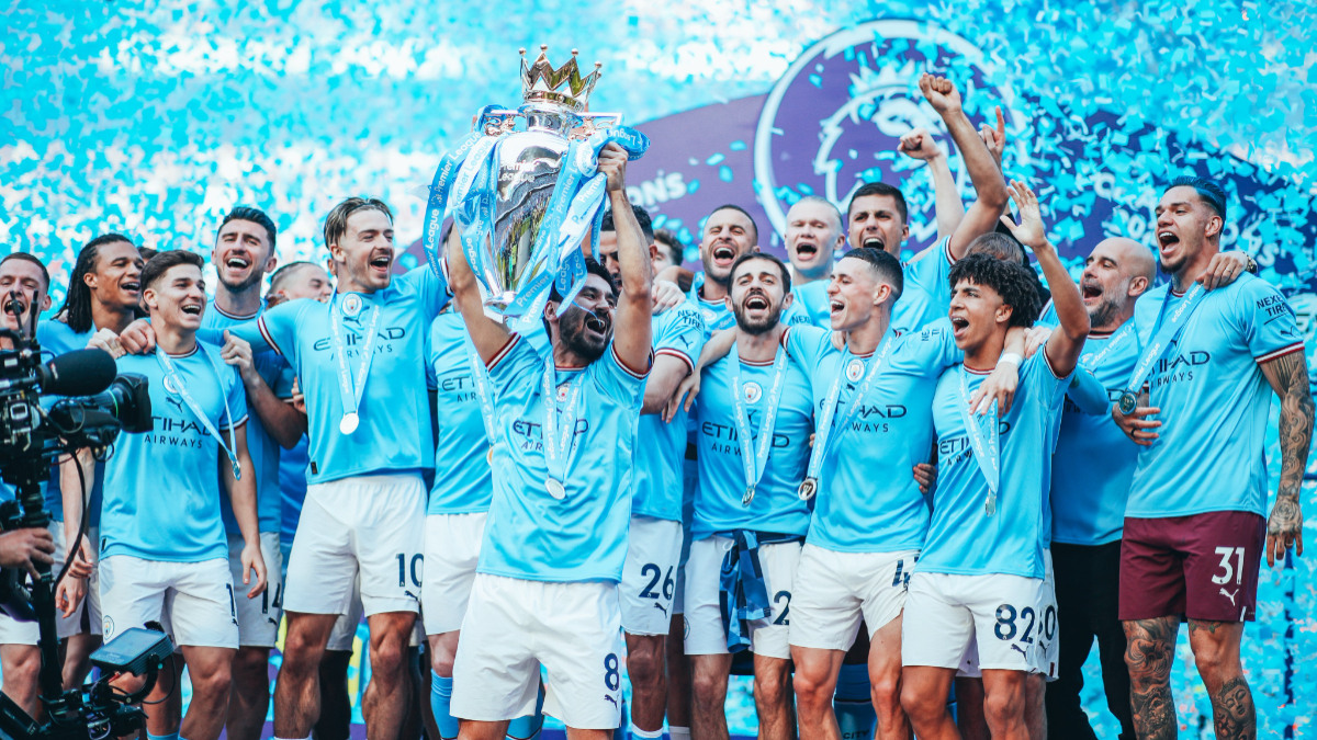 Manchester City Celebrate Premier League Title With 1 0 Win Over Chelsea