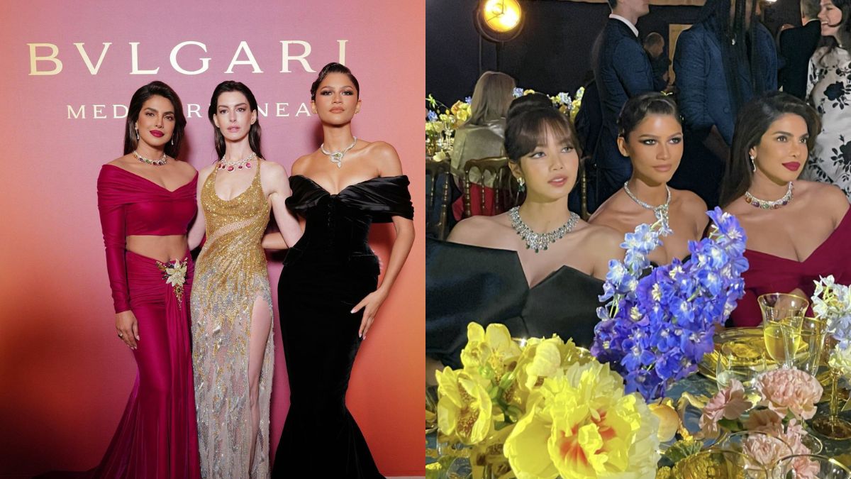 In pics: Priyanka Chopra attends Bulgari event with Zendaya, Anne Hathaway  in Venice - Entertainment News