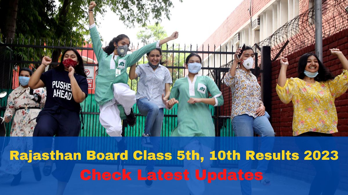 Rajasthan board result 2023 5th 10th rbse class 5th 10th result to