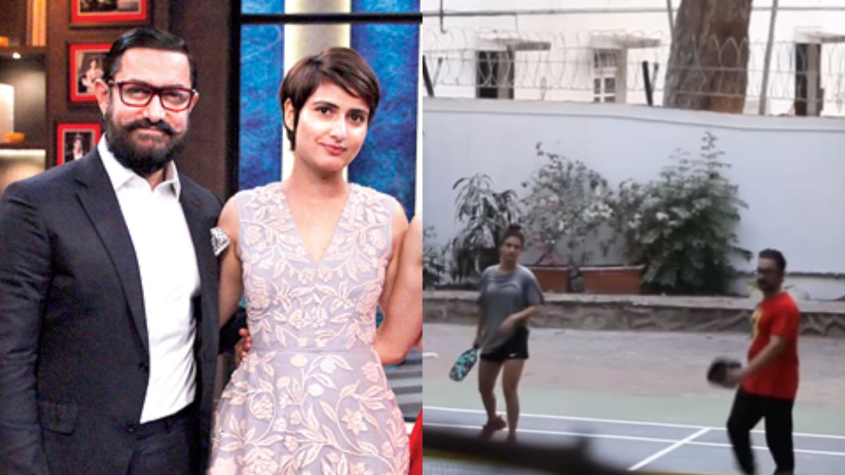 Amid Dating Rumours, Aamir Khan And Fatima Sana Shaikh Spotted Playing  Pickleball