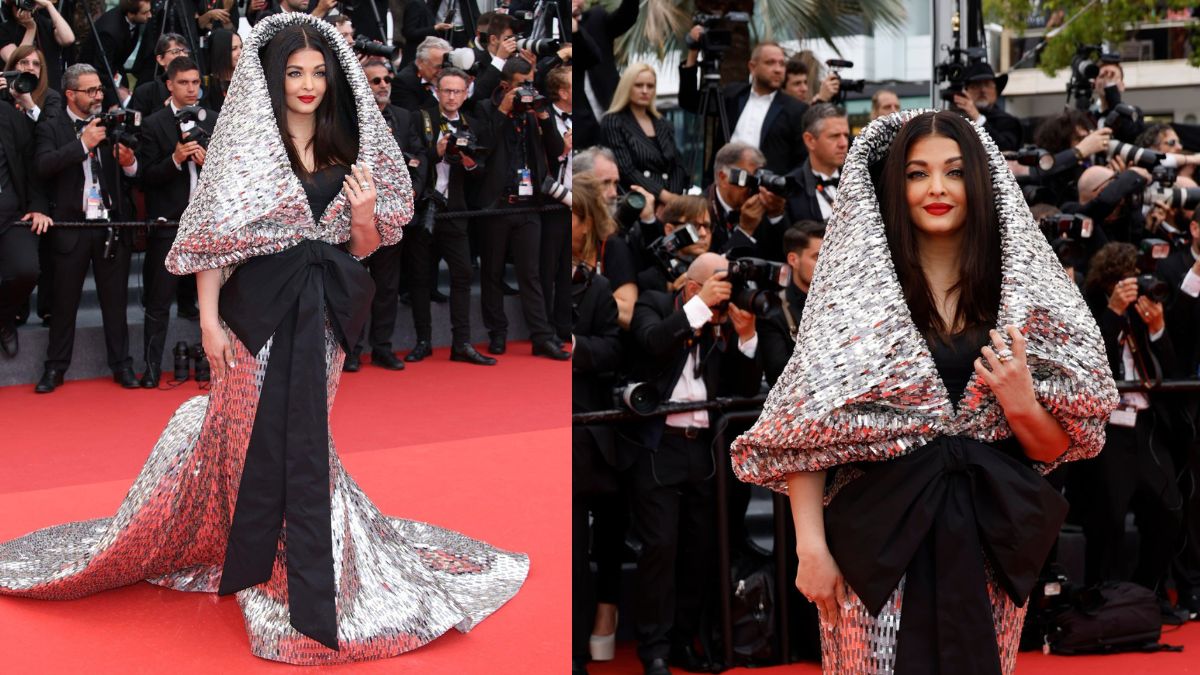 Aishwarya Rai Gets Dramatic in Couture Dress at Cannes Film