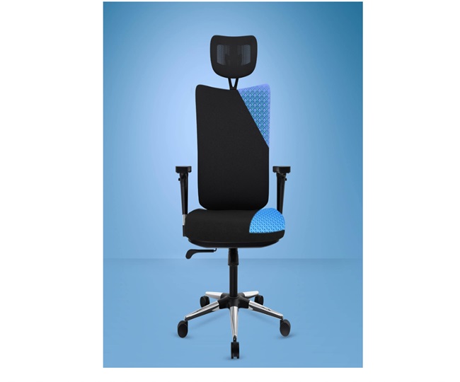 CELLBELL Desire C104 Mesh Mid Back Ergonomic Office Chair/Study  Chair/Revolving Chair/Computer Chair for Work from Home Metal Base Seat  Height