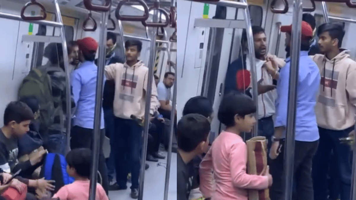 delhi-metro-man-gets-beaten-up-after-public-allegedly-caught-him-stealing-watch-viral-video