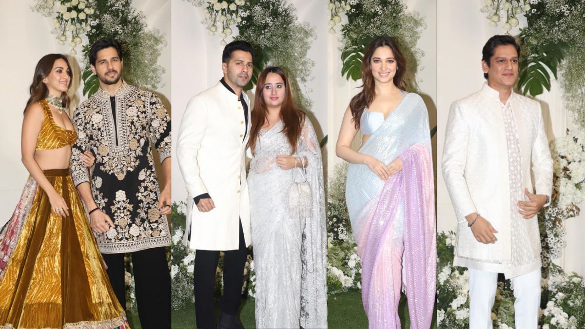 Manish Malhotra's Diwali Party: Sid-Kiara, Varun Dhawan, Vijay Varma ...