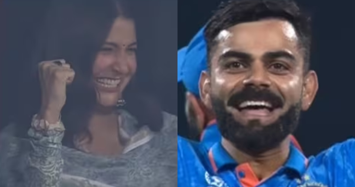 anushka-sharmas-reaction-as-virat-kohli-picks-1st-international-wicket-in-world-cup-wicket-goes-viral-watch