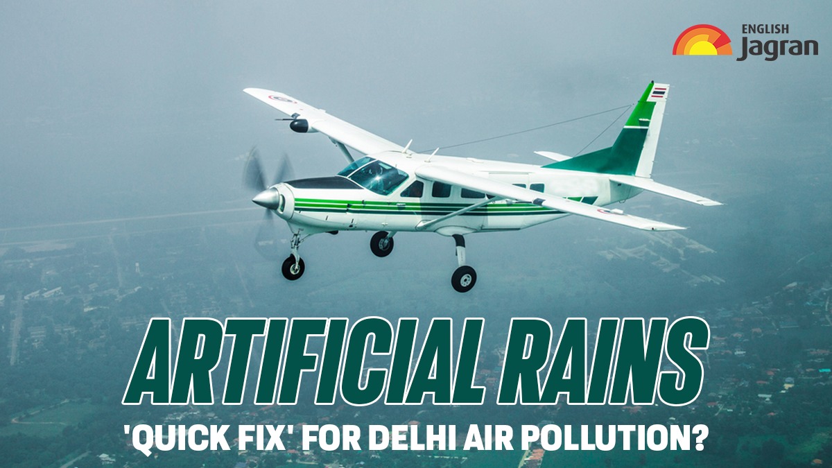 Artificial Rain To Tackle Delhi Air Pollution What Is Cloud Seeding