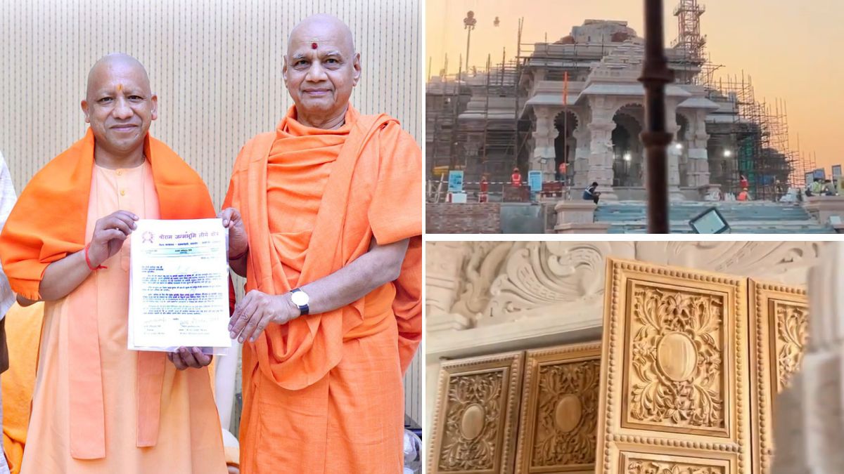 ram-temple-construction-in-full-swing-in-ayodhya-ahead-of-jan-22-pran-pratishtha-ceremony-invitation-sent-to-cm-yogi-latest-news