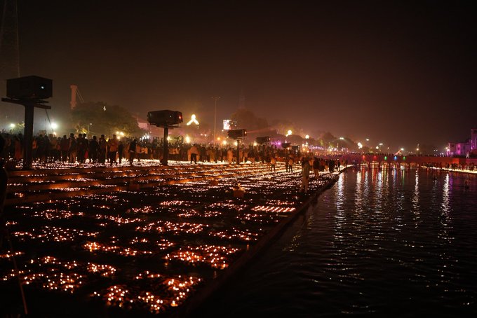 Ayodhya Deepotsav Sets Guinness World Record With 22 Lakh 'Diyas ...