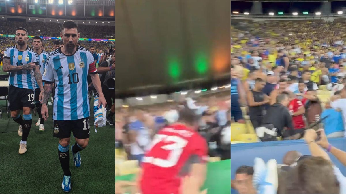 Lionel Messi Walks Off Field With Teammates Amid Crowd Violence Ahead Of  Argentina vs Brazil Game In Maracana