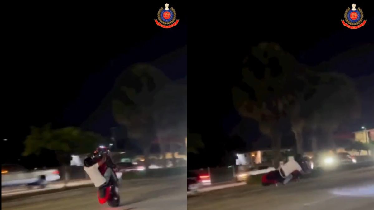 delhi-police-uses-moye-moye-trend-to-warn-against-road-accidents-watch-viral-video
