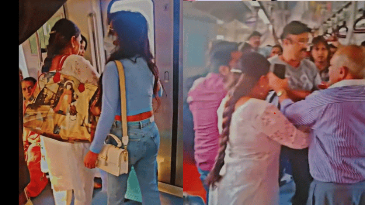 delhi-metro-latest-fighting-video-goes-viral-netizens-rolfing-over-hilarious-comebacks-watch
