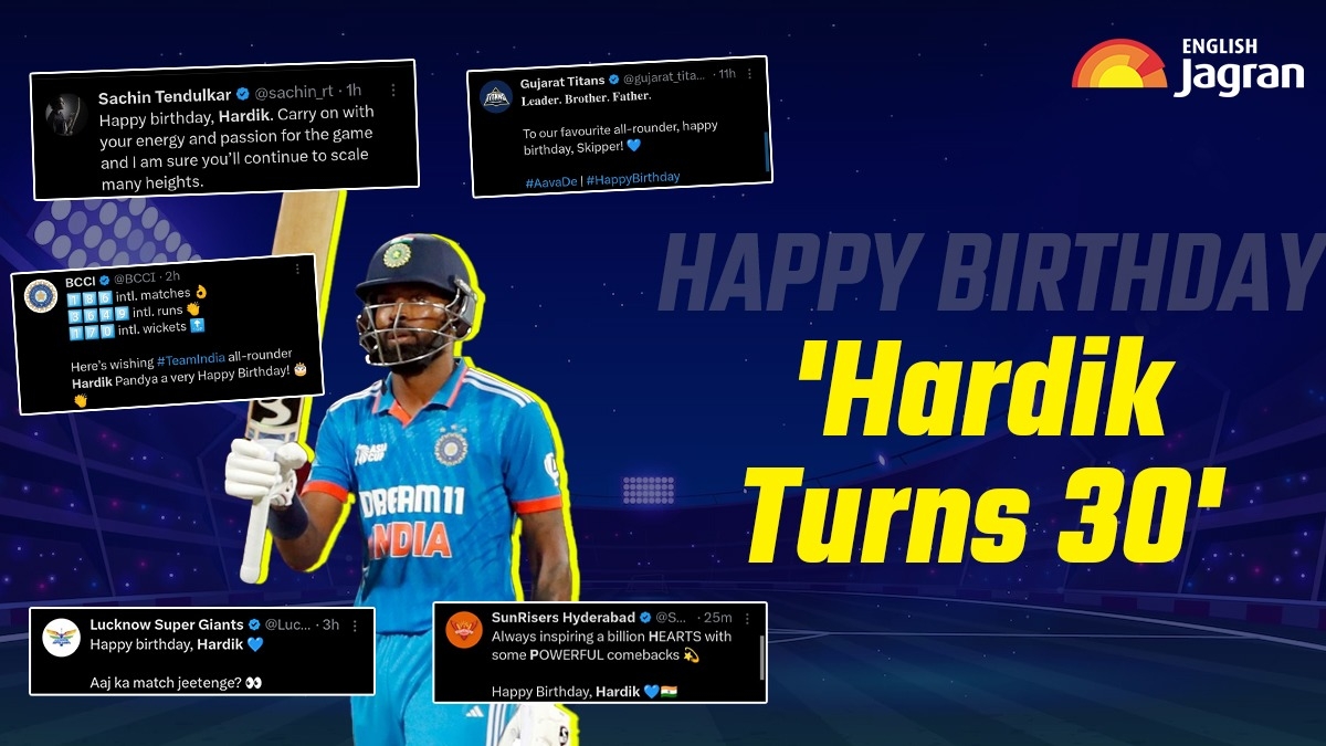Hardik Pandya Posts Birthday Pic As He Turns 26, Indian Teammates and Fans  Wish 'Kung-Fu Pandya' a Speedy Recovery from Back Injury | 🏏 LatestLY