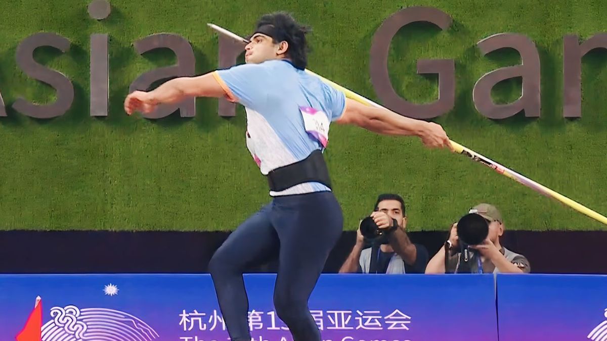 Neeraj Chopra Javelin Throw Final Highlights, Asian Games 2023 Neeraj