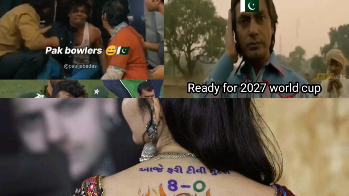 IND Vs PAK Indian Cricket Fans Flood Social Media With Hilarious Memes 