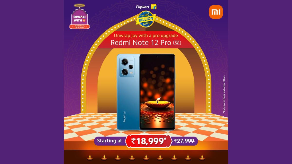 Redmi Note 12 Pro 5G with 12GB RAM at massive discounts; Under 25k