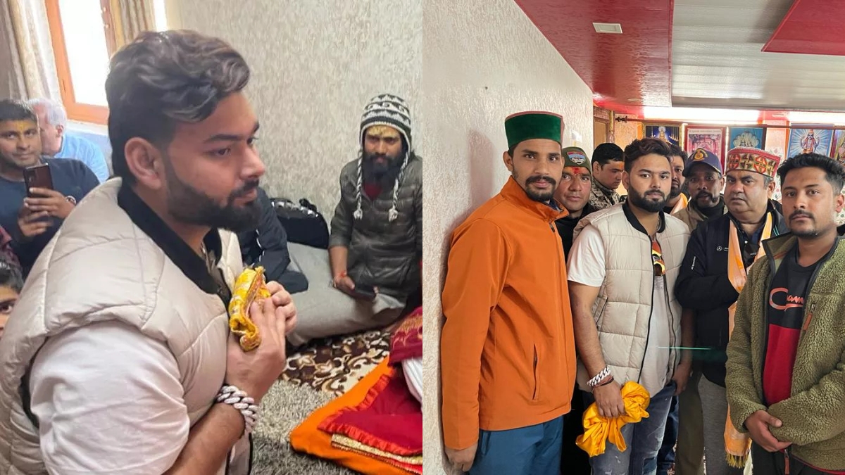 Rishabh Pant Reaches Badrinath Dham, Takes Blessings Ahead Of Birthday