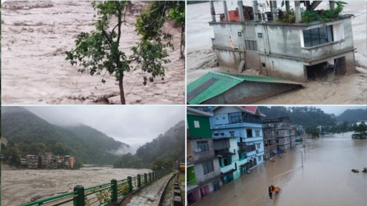 LIVE: 23 Army Personnel Missing After Cloud Burst Triggers Flash Floods In  Sikkim; CM Tamang Takes Stock Of Situation