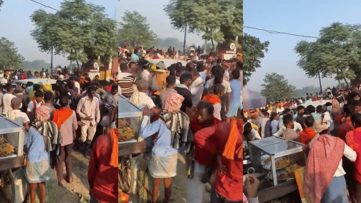 liquor-loot-from-abandoned-vehicle-in-dry-state-bihar-jam-packed-street-erupts-debate-on-social-media-watch-viral-video