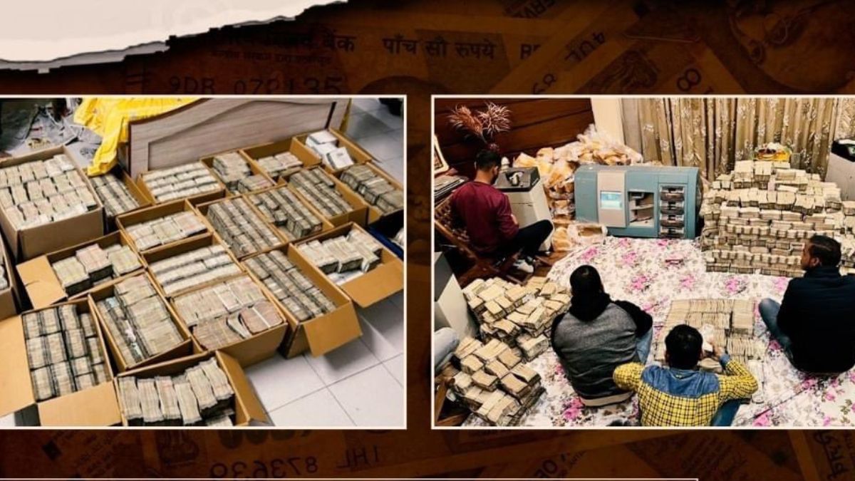 Rs 42 Crore Cash Found Under Bed In Bengaluru Home Kcrs Party Links