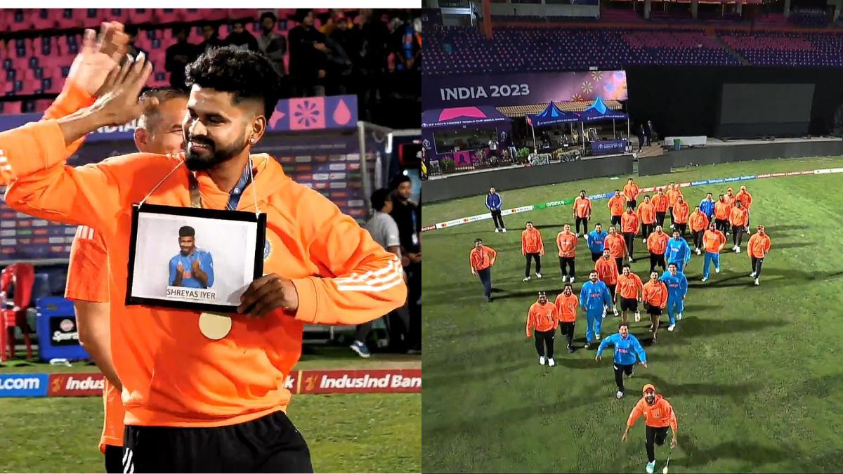 ind-vs-nz-odi-world-cup-2023-shreyas-iyer-named-fielder-of-the-match-receives-medal-with-unique-presentation-watch