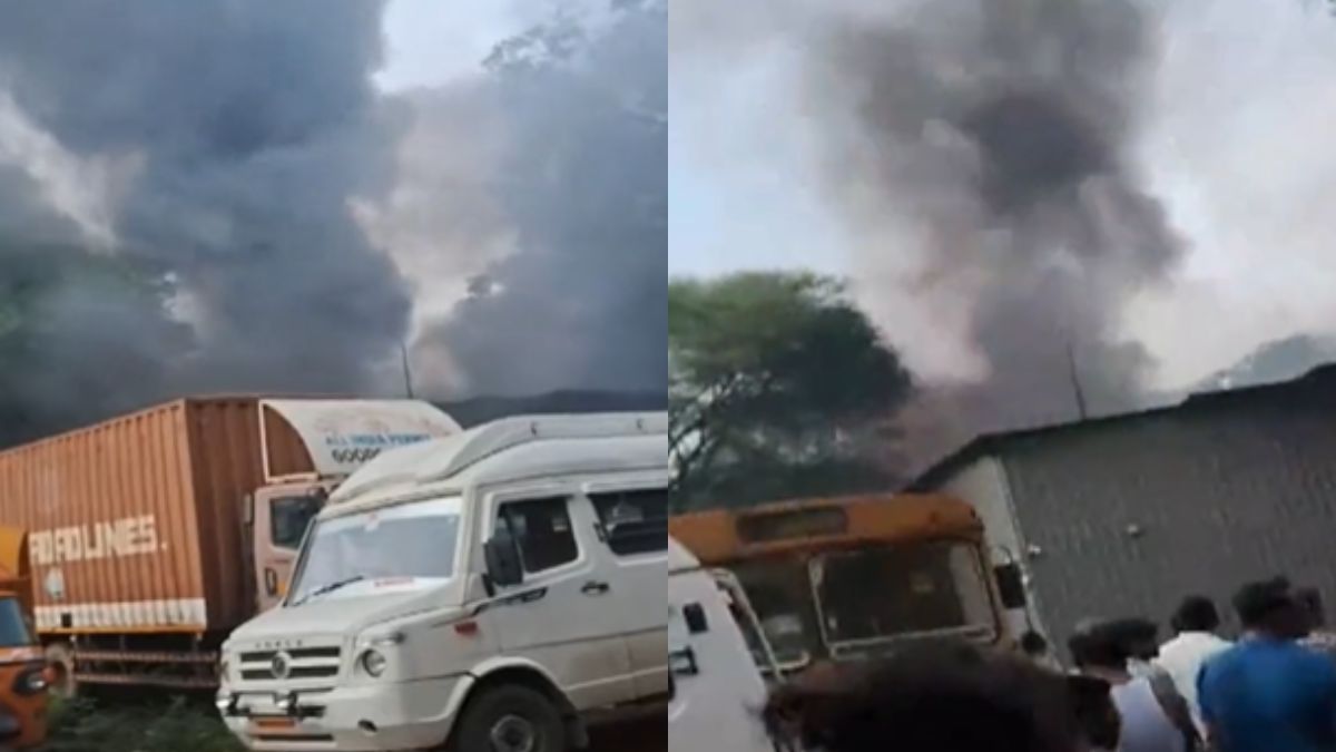 Maharashtra: Massive Fire Breaks Out At Two-Wheeler Service Station In ...