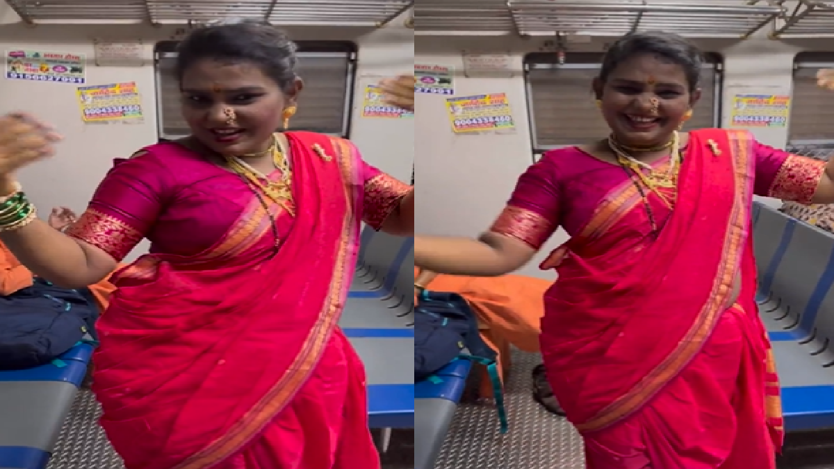 mumbai-local-train-turns-into-talent-show-viral-video-of-woman-performing-lavani-dance-pulls-mixed-reactions-watch
