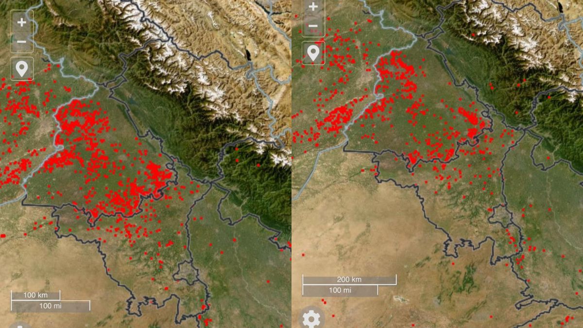 Stubble Burning Brings BJP, AAP At Loggerheads; Haryana Releases NASA ...