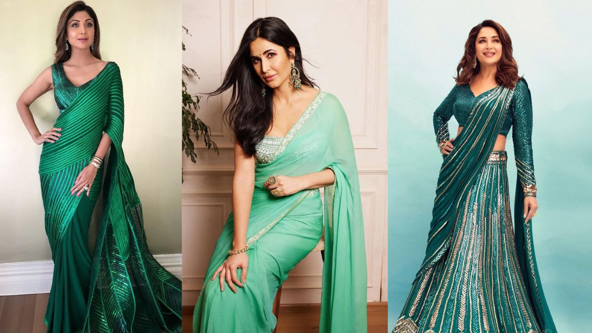 Navratri 9 Colors Saree: નવરાત્રીના 9 દિવસ પહેરો આ ખાસ રંગોની ખૂબસૂરત સિલ્ક  સાડીઓ - Silk Saree Colours To Wear During Nine Days Of Navratri 2023