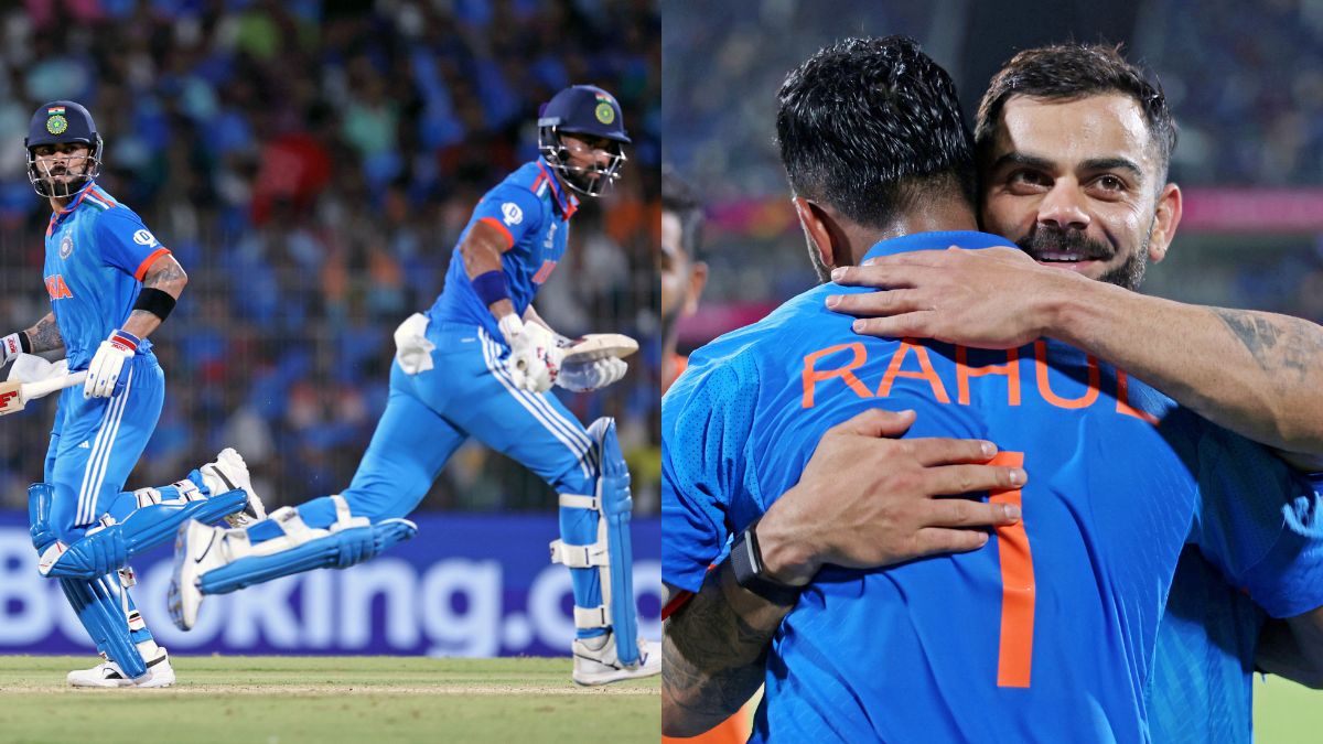 Odi World Cup 2023 Virat Kohli Kl Rahul Star With Stunning Partnership As India Beat Australia 