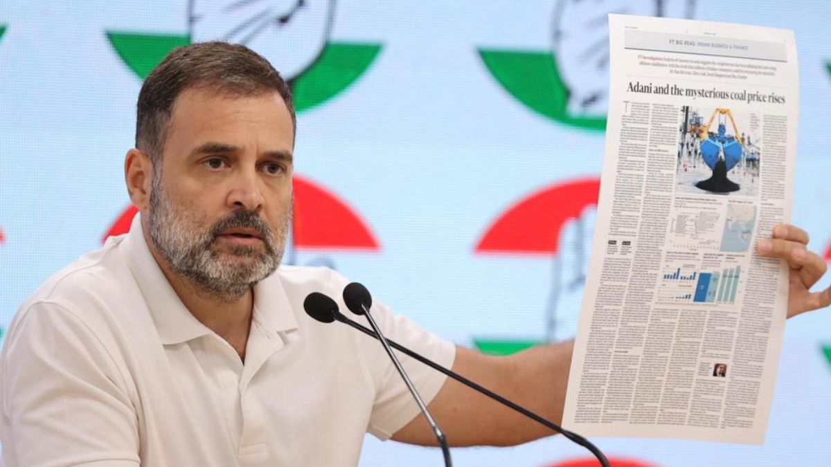 'Theft Happening From Pockets Of Public': Rahul Gandhi Attacks Adani Group Over Coal Pricing