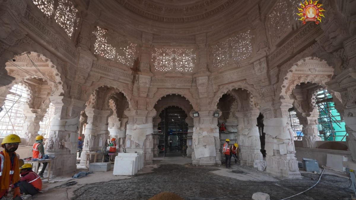Ayodhya's Ram Temple Interior Carvings Revealed Before January Opening ...