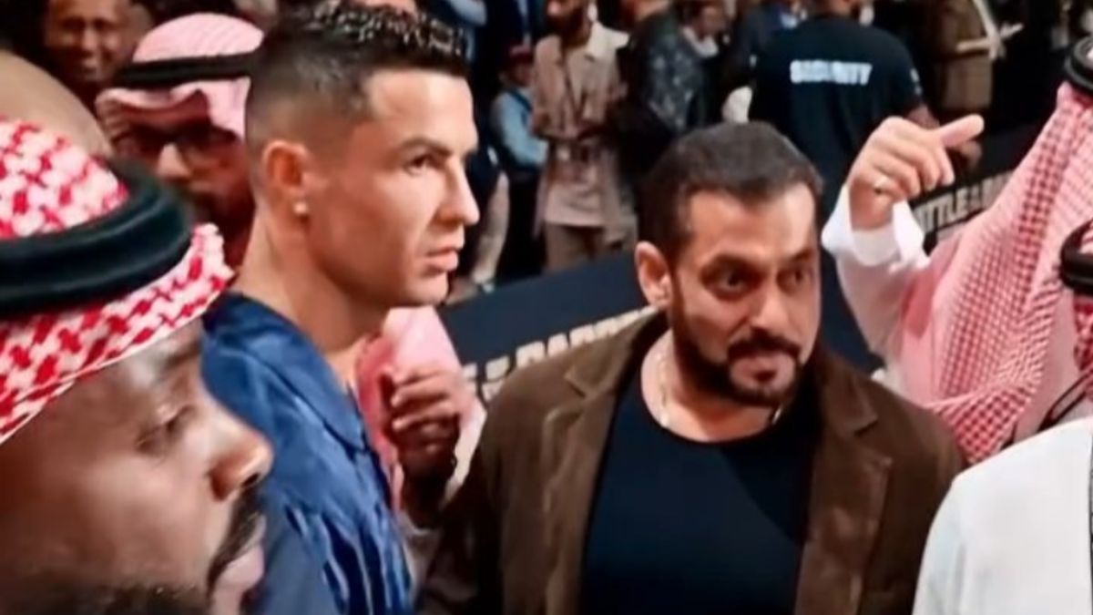 Salmankhan Kixxx Video - Video Of Salman Khan Ignoring Cristiano Ronaldo Goes Viral; Netizens Say  'Tiger Zinda Hai'