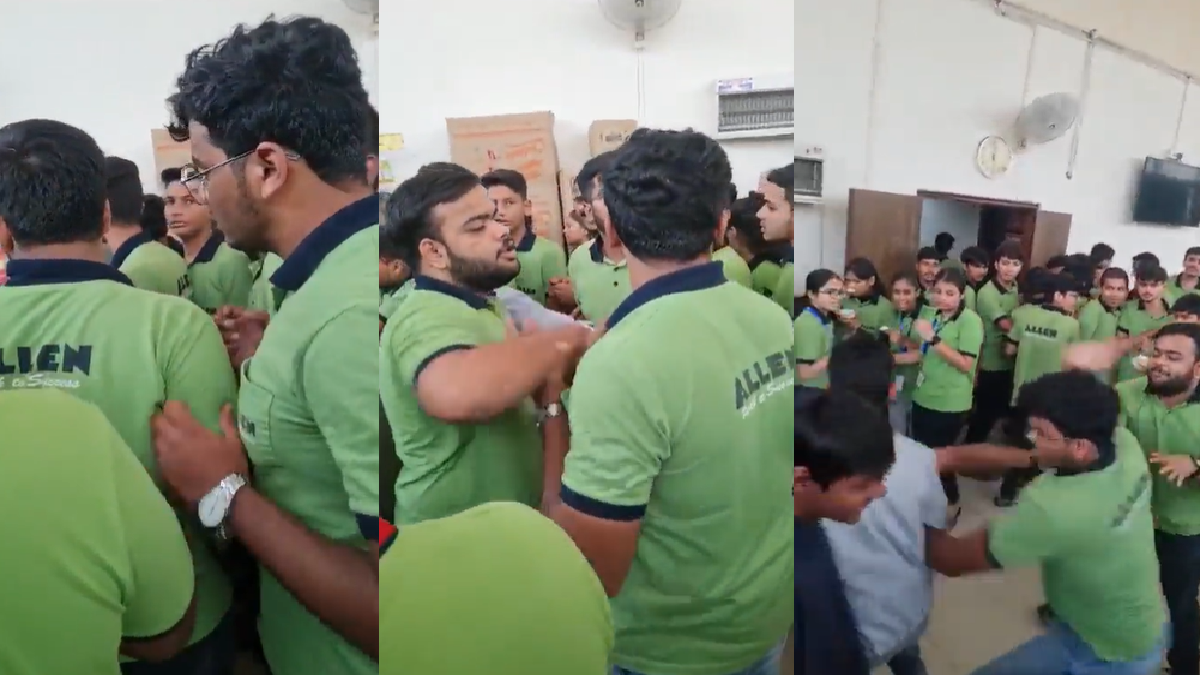 viral-video-allen-institute-students-create-chaos-by-throwing-slaps-and-punches-at-each-other-netizens-question-students-future