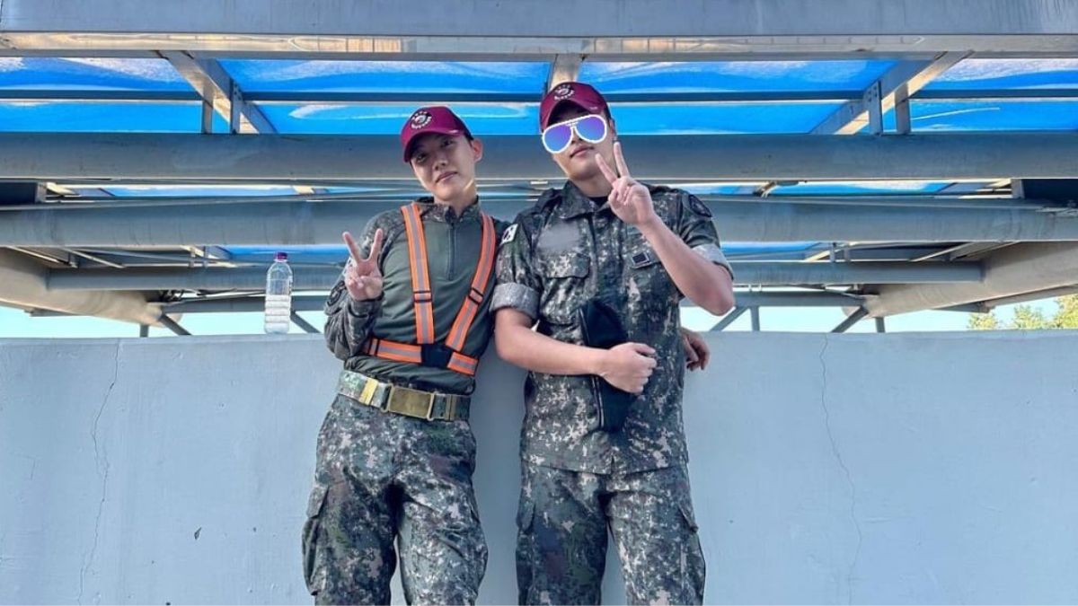 BTS' j-hope holds gun in latest army photo