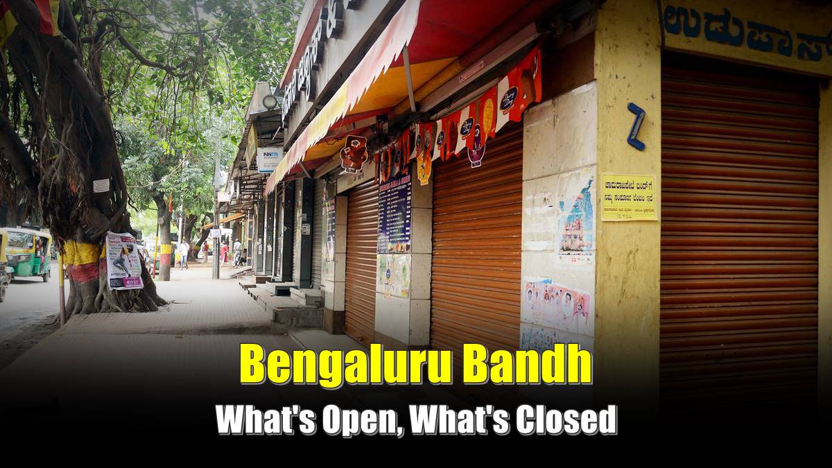 Bengaluru Bandh On September 26 Over Cauvery Water Dispute Check What
